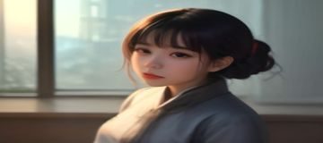 专业棚拍高清美女图——白色无缝背景纸前的专业人像，打光精准，层次丰富，商业级品质