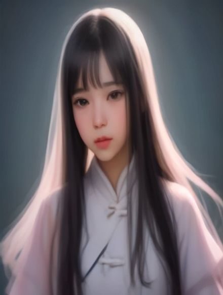 清纯系美女图——白色棉麻裙少女在花田中行走，发丝随风飘动，背景粉色花海，美女图精选