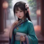 美女图技术与质检编辑陈默的工作照，负责全站图片高清质量审核与分类标注工作
